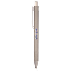 Halo Soft Touch Recycled Aluminum Gel Pen - SM-5203GY_D_FR