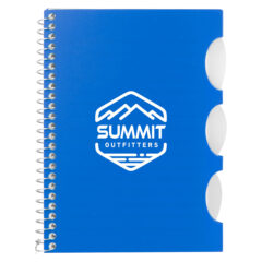 FSC® Recycled Multitask Notebook – 4″ x 6″ - SM-5208BL_D_FR