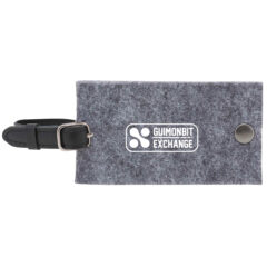 The Goods® Recycled Felt Luggage Tag - SM-5753CA_D_FR-1