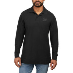 Men’s PALO Long Sleeve 100% Cotton Pique Polo - TM16649_995_FR