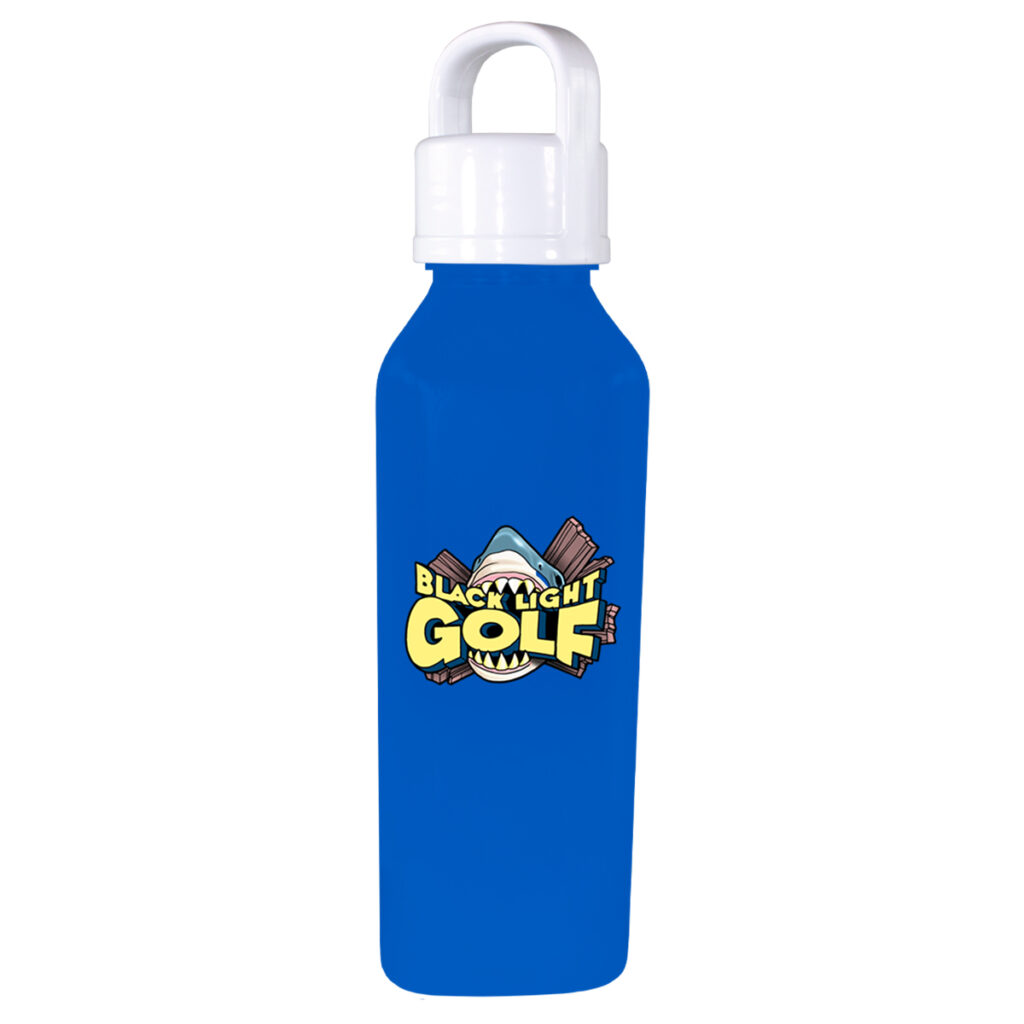 Classic Edge Bottle with Handle Lid – 24 oz - blue