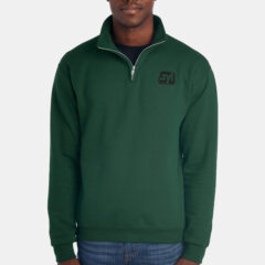 JERZEES Nublend® Cadet Collar Quarter-Zip Sweatshirt - 2708_fl