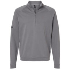 Adidas Club Quarter-Zip Pullover - Adidas_A598_Grey_Three_Front_High