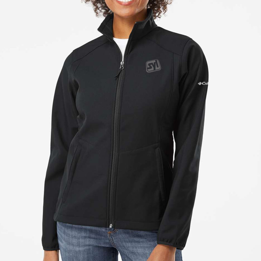 Columbia Women’s Kruser Ridge™ Soft Shell Jacket - Columbia_212493_Black_Front_High_Model