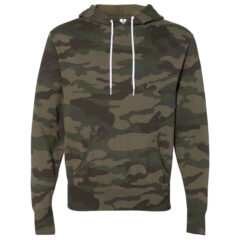 Independent Trading Co. Lightweight Hooded Sweatshirt - Independent_Trading_Co_AFX90UN_Forest_Camo_Front_High