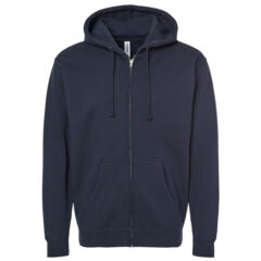 Independent Trading Co. Heavyweight Full-Zip Hooded Sweatshirt - Independent_Trading_Co_IND4000Z_Navy_Front_High