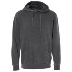 Independent Trading Co. Midweight Pigment-Dyed Hooded Sweatshirt - Independent_Trading_Co_PRM4500_Pigment_Black_Front_High