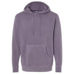 Independent Trading Co. Midweight Pigment-Dyed Hooded Sweatshirt - Independent_Trading_Co_PRM4500_Pigment_Plum_Front_High