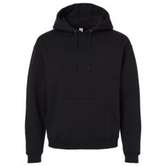 JERZEES® Rugged Hooded Sweatshirt - JERZEES_H12MR_Black_Ink_Front_High