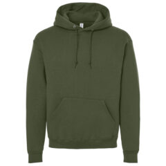 JERZEES® Rugged Hooded Sweatshirt - JERZEES_H12MR_Military_Green_Front_High