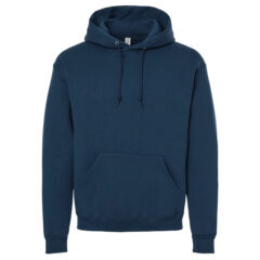 JERZEES® Rugged Hooded Sweatshirt - JERZEES_H12MR_Washed_Navy_Front_High