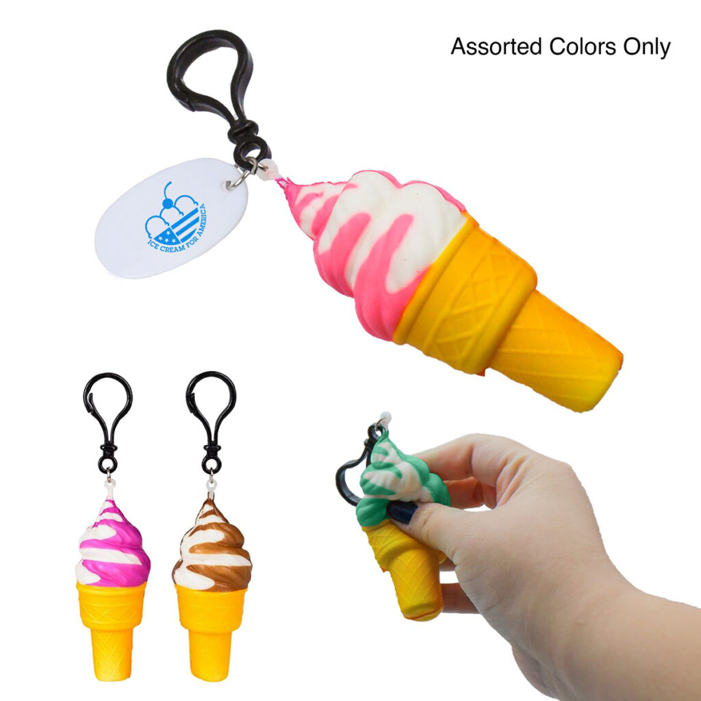 Ice Cream Cone with Keychain - main