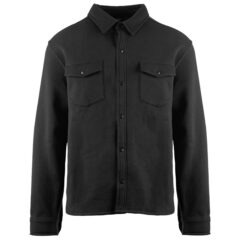 Burnside Fleece Snap Jacket - Burnside_8760_Black_Front_High