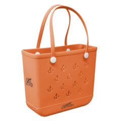 EVA Mini Beachcomber Anchor Tote Bag - BAG513-OCEAN_ORANGE_SCREEN-PRINT