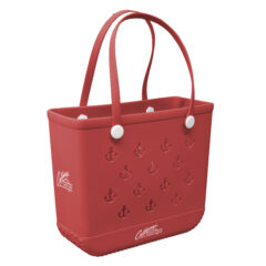 EVA Mini Beachcomber Anchor Tote Bag - BAG513-OCEAN_RED_SCREEN-PRINT